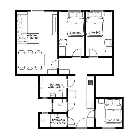 Joseph Boulevard - 3bdr, 2bath, 8ppl Daire *